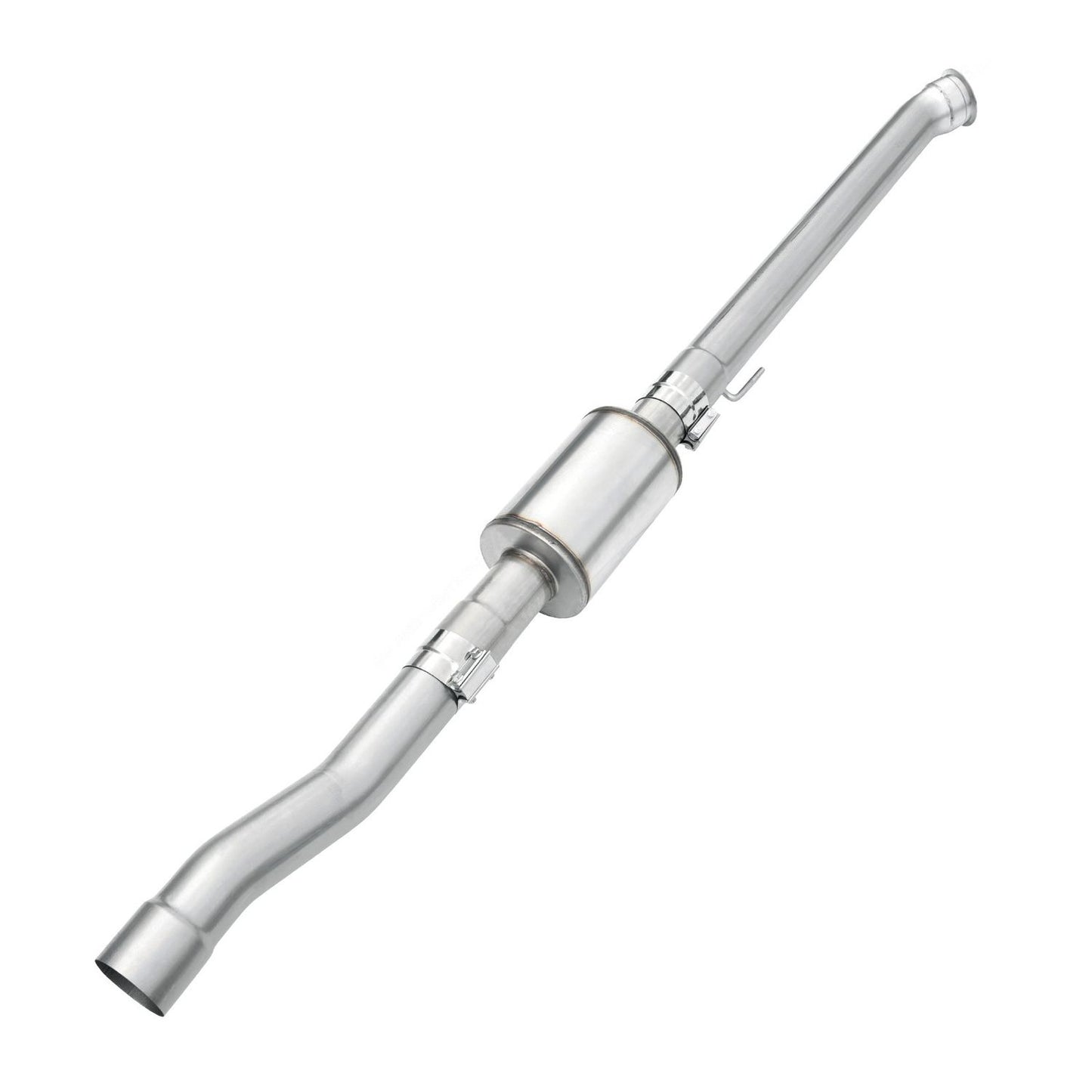 4" Exhaust Race Pipe for 2019-2024 Dodge Ram 2500 3500 Cummins 6.7 Diesel, - - w/ Muffler