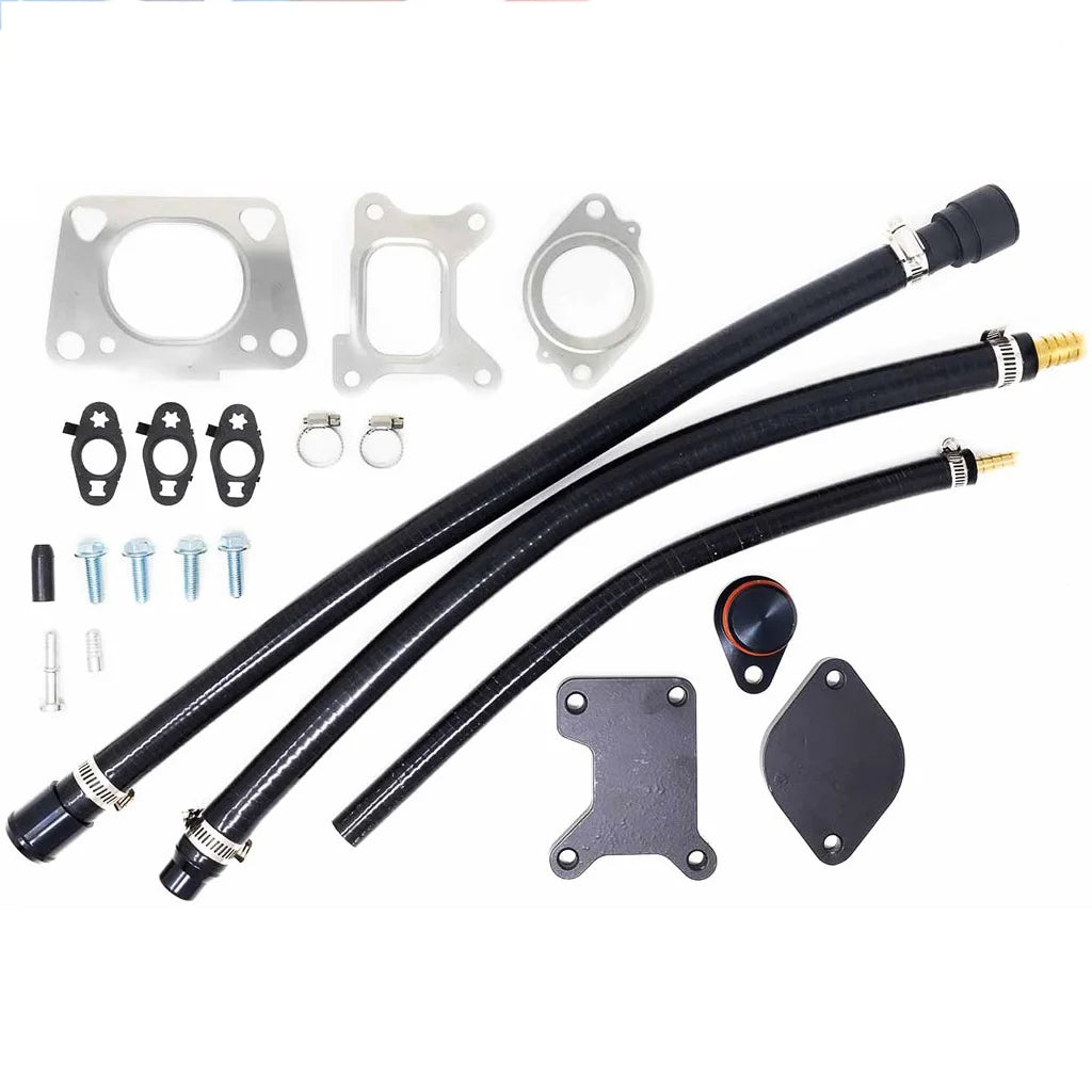2017-2023 GM 6.6L Duramax L5P EGR Delete kit with 4" DPF & Cat Delete Pipe