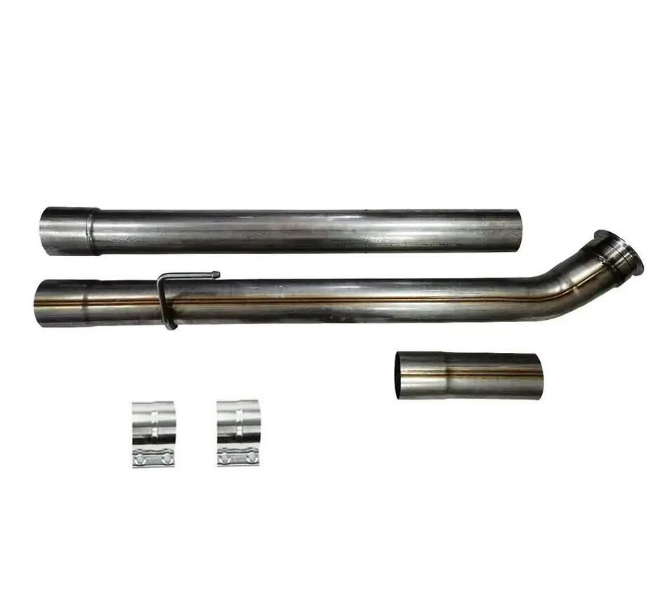 4" 2019-2024 6.7 Cummins DPF Delete Race Pipe | Dodge Ram 2500/3500*ONLY OPTION FOR AIR-RIDE TRUCKS -