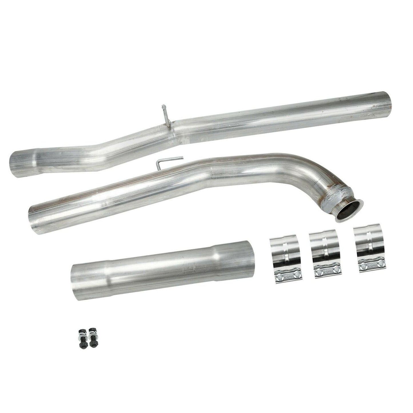 EGR Valve Cooler Delete Kit For Chevy Silverado GMC 2011-2015 6.6L LML Duramax Diesel W/ 4" Replacement Exhaust CAT/DPF/Mufflers Pipe