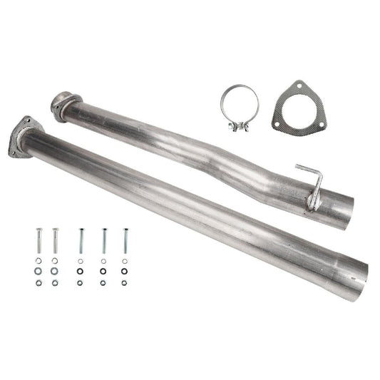 4'' Race Delete DPF/CAT Pipe for 11-19 6.7L Diesel Powerstroke Ford Super Duty F250 F350 F450   -  w/o Muffler