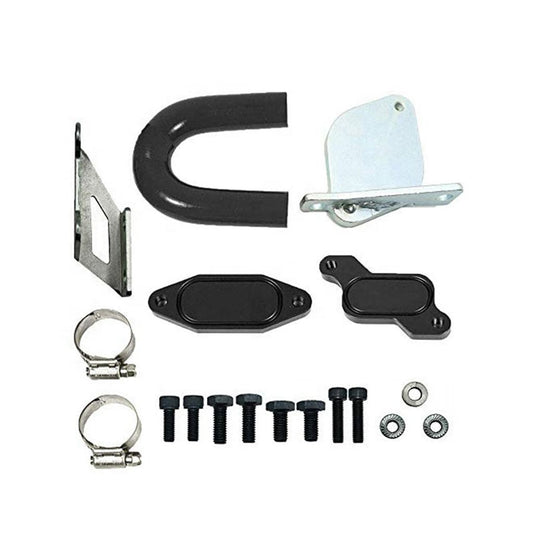 EGR Delete Valve Cooler Kit for 2007-2010 Chevy Chevrolet Silverado Sierra GMC GM 6.6L Duramax LMM Diesel