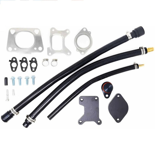 2017-2023 GM 6.6L Duramax L5P EGR Delete kit with 4" DPF & Cat Delete Pipe