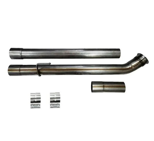 4" 2019-2024 6.7 Cummins DPF Delete Race Pipe | Dodge Ram 2500/3500*ONLY OPTION FOR AIR-RIDE TRUCKS -