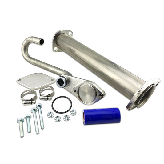EGR Valve Cooler Delete Kit For 2003-2010 Ford 6.0L F250 F350 F450 F550 Powerstroke Diesel E Series -