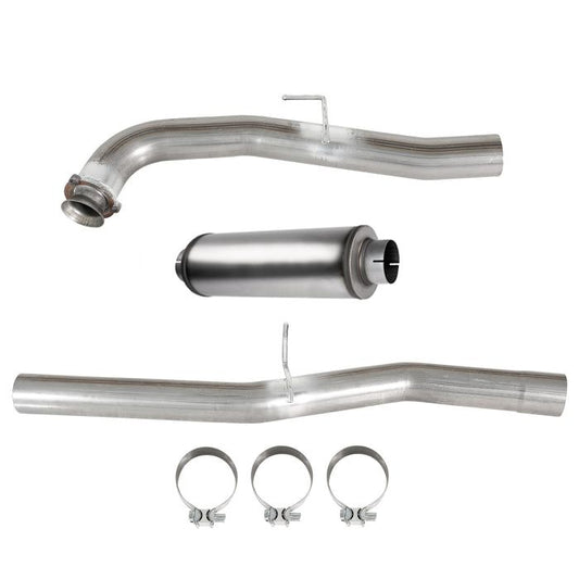 For Chevy Silverado GMC 2011-2016 6.6L LML Duramax Diesel 4" Replacement Exhaust CAT/DPF  s Pipe   4'' 2015-2016 DPF PIPE w/Muffler
