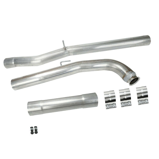 EGR Valve Cooler Delete Kit For Chevy Silverado GMC 2011-2015 6.6L LML Duramax Diesel W/ 4" Replacement Exhaust CAT/DPF/Mufflers Pipe